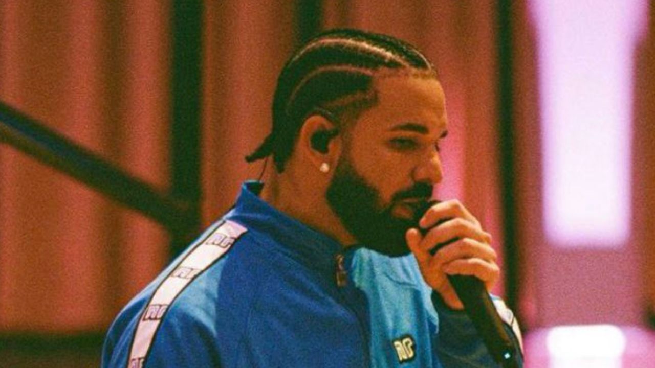 Look: Drake Rocks Maradona Era Napoli Track Jacket