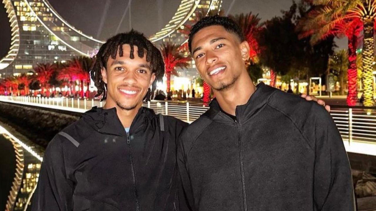Photo Of Jude Bellingham And Trent Alexander-Arnold Strolling In Lusail Makes Liverpool Fans Smile