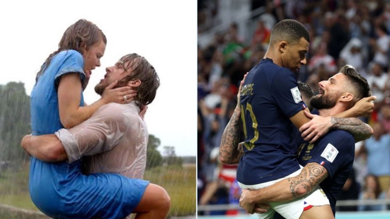 Twitter Reacts As Kylian Mbappe And Olivier Giroud Recreate The Notebook Pose