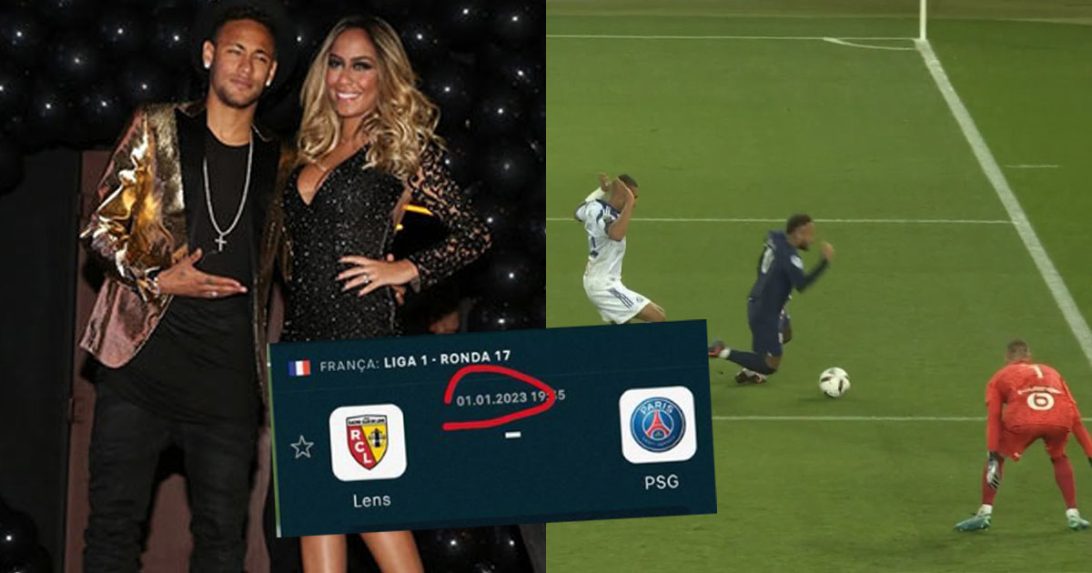 Neymar sparks wild New Year party conspiracy theory with freak red card