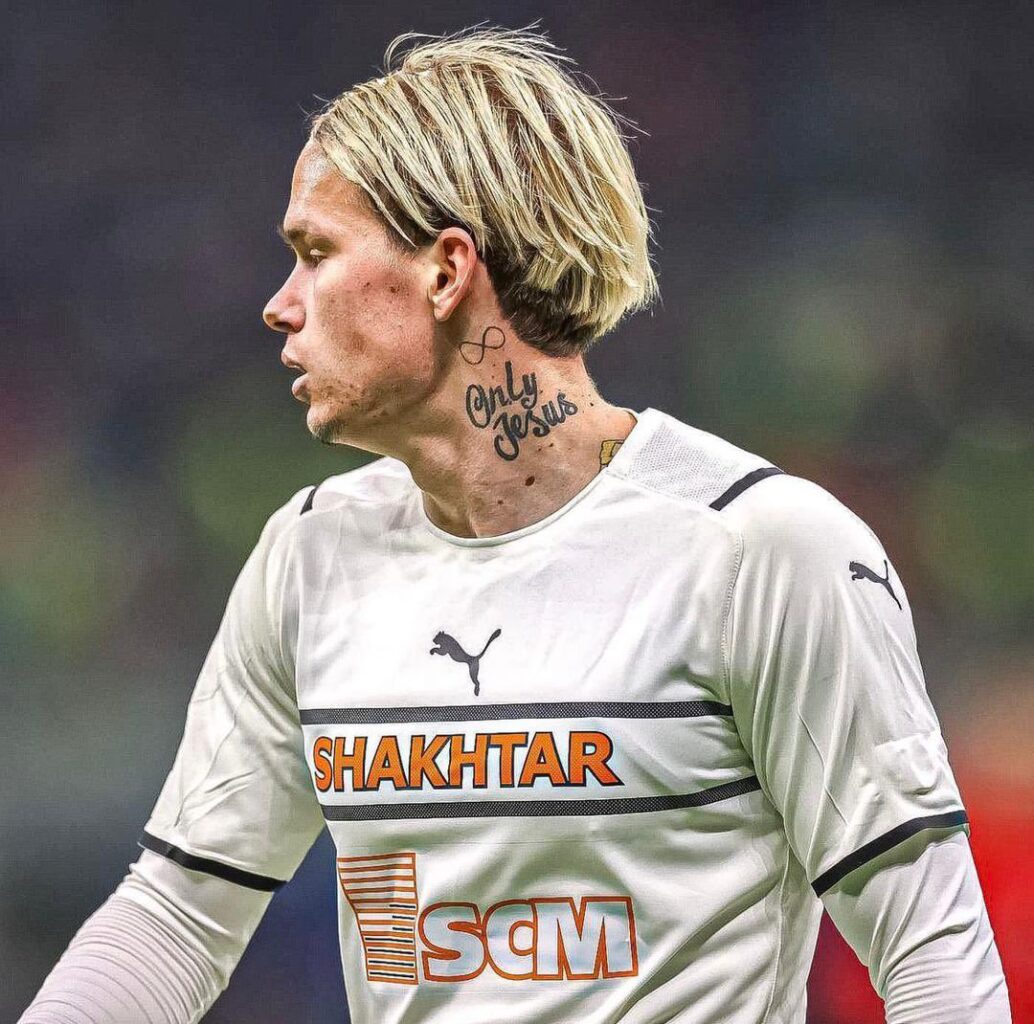 Arsenal target Mykhailo Mudryks amazing tattoos revealed as talks over  transfer from Shakhtar continue  The Sun