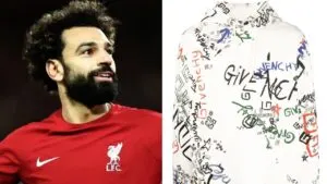 Givenchy Hoodie Worn By Mohamed Salah Fuels Liverpool Sale Rumors