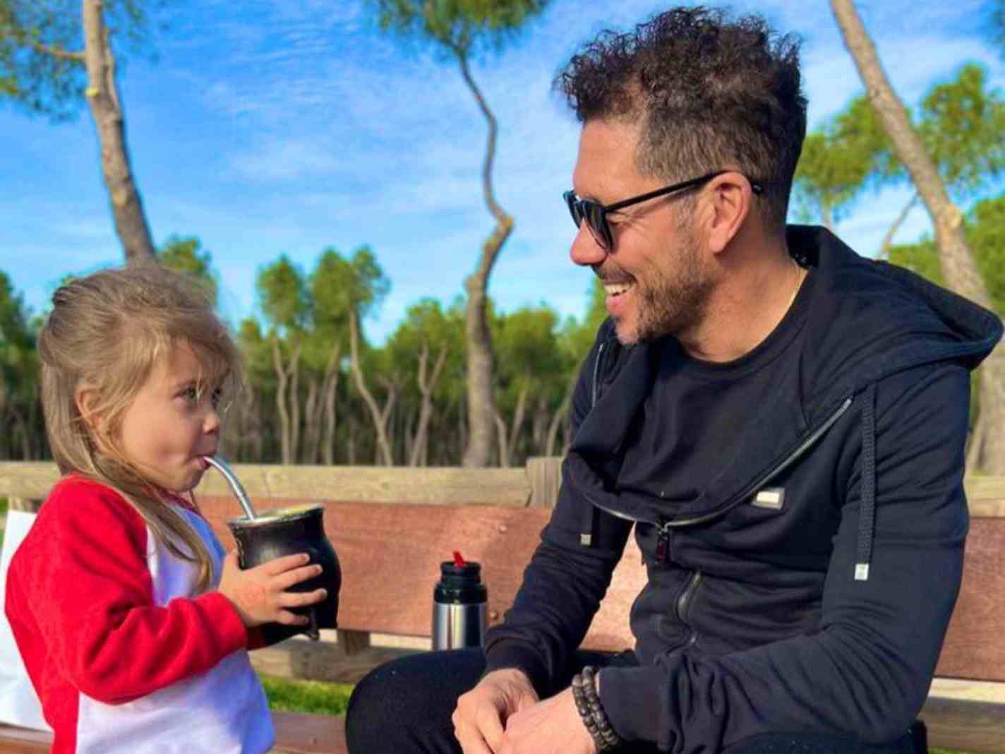 Diego Simeone is navigating fatherhood with a 23-year age gap between his youngest and oldest kids
