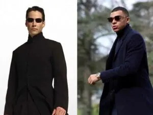 Look Kylian Mbappe Turns Up To France Camp As Neo From The Matrix