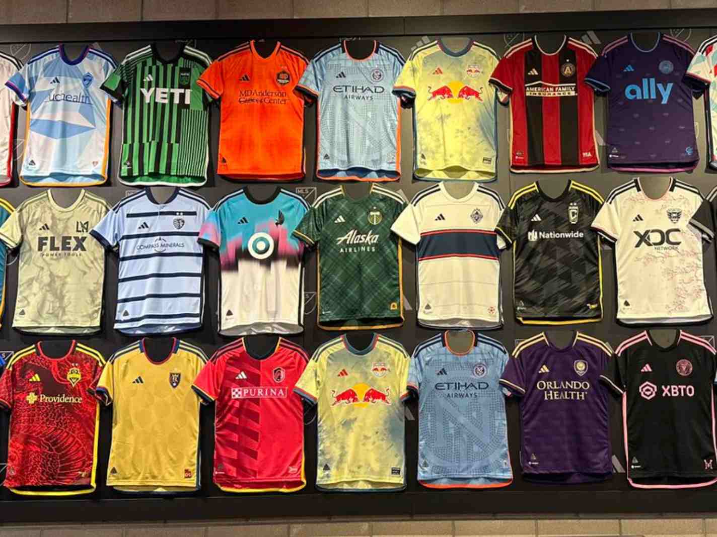 Look: NYC Adidas store unveils latest MLS kits in one epic showcase
