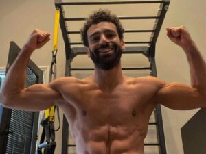 Mohamed Salah shows off ripped physique