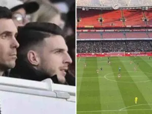 Look Senior Star Declan Rice Shows Up to Cheer on Future of West Ham United