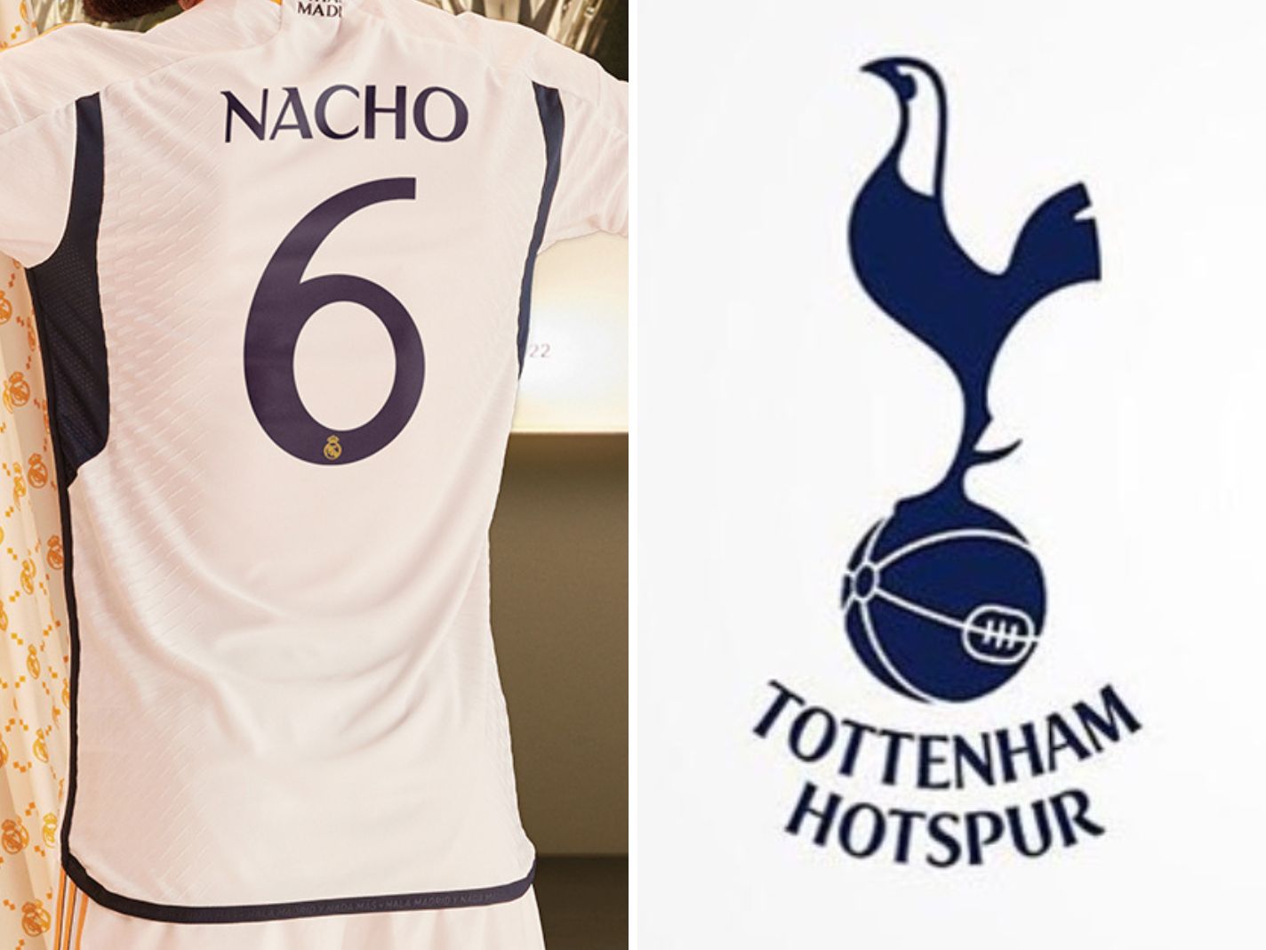 Fans Can’t Unsee Tottenham in 23/24 Real Madrid Home Kit Design