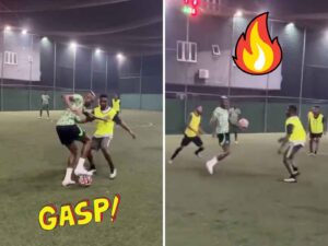 Look Victor Osimhen Unleashes God Mode in Lagos Pickup Game