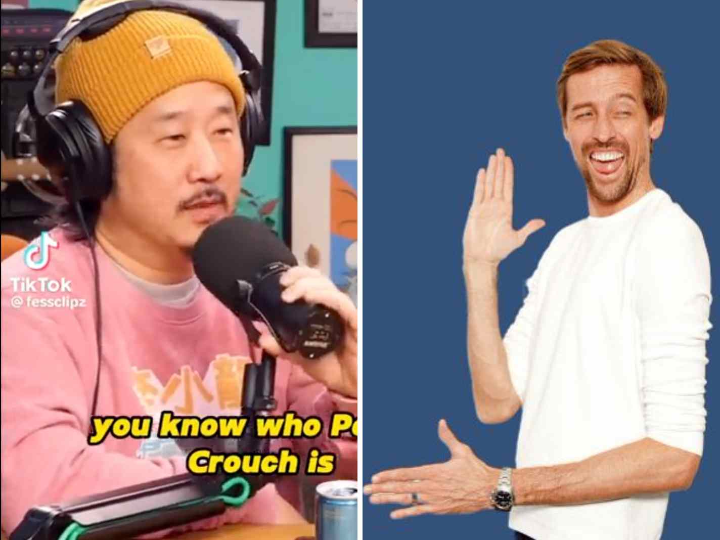 Standup Comedian Bobby Lee Discusses Peter Crouch’s Height in Unlikely Crossover