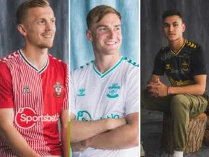Hummel Pay Cheeky Homage to Club Crest on 2324 Southampton Home, Away and Third Kits