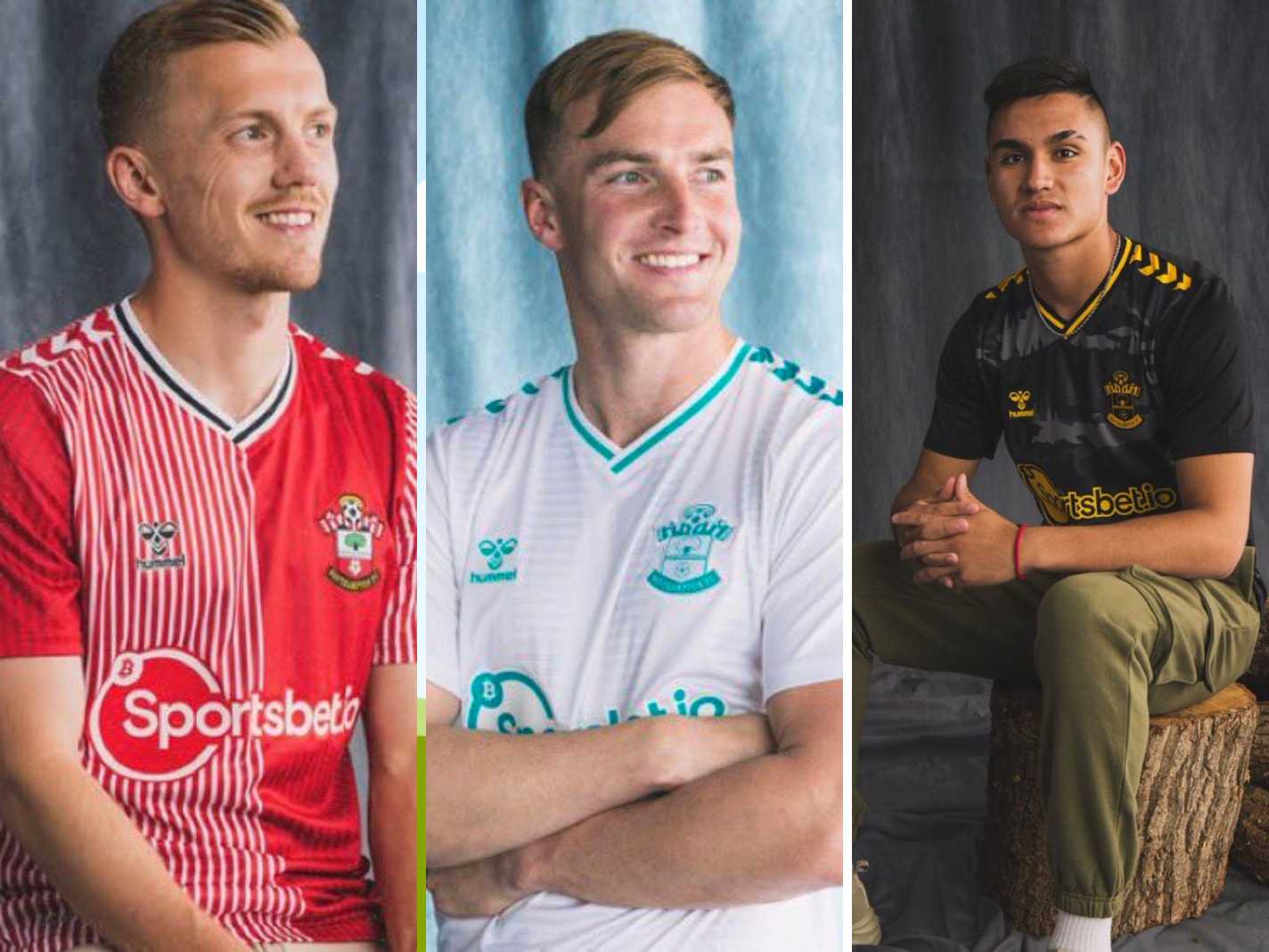 Hummel Pay Cheeky Homage to Club Crest on 23/24 Southampton Home, Away and Third Kits