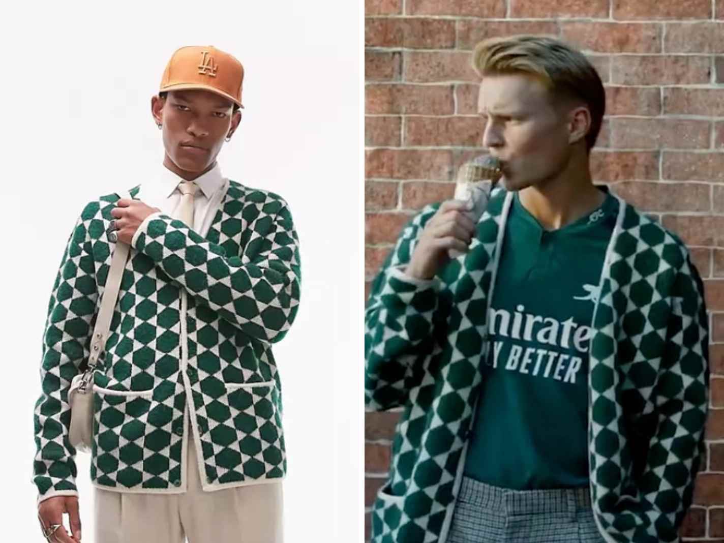 All  About The Green Topman Cardigan Martin Odegaard Wears in Arsenal Third Kit Launch