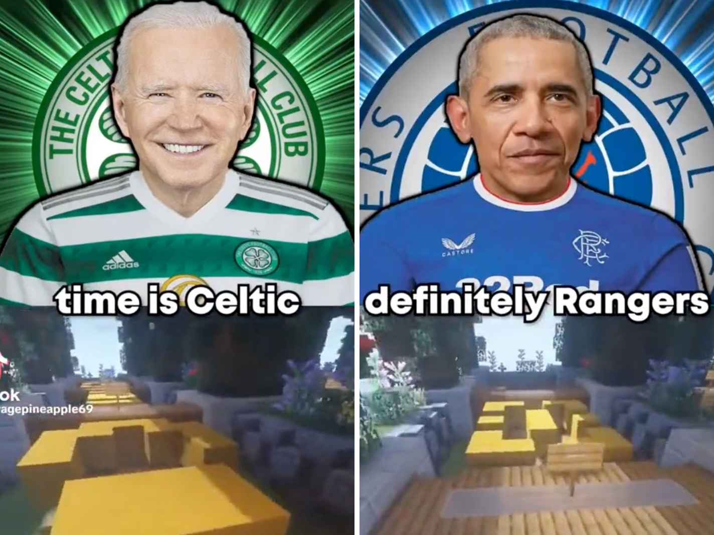 Celtic or Rangers: Biden and Obama Settle the Score in Viral TikTok Deepfake