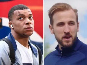Kylian Mbappe Gone From PSG Home Page as Harry Kane Performs Media Duties for Tottenham