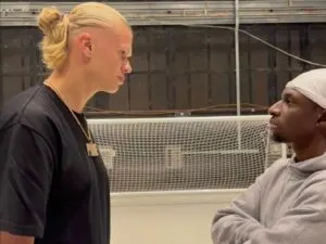 Who Wins in a Scrap – Erling Haaland Faces Off Against KSI, Logan Paul, Calfreezy and Tobjizzle in Promo Stunt for Prime