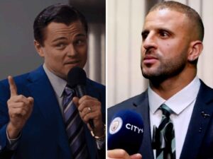 Man City uses a Wolf of Wall Street clip to announce Kyle Walker’s contract extension, but it backfires big-time 