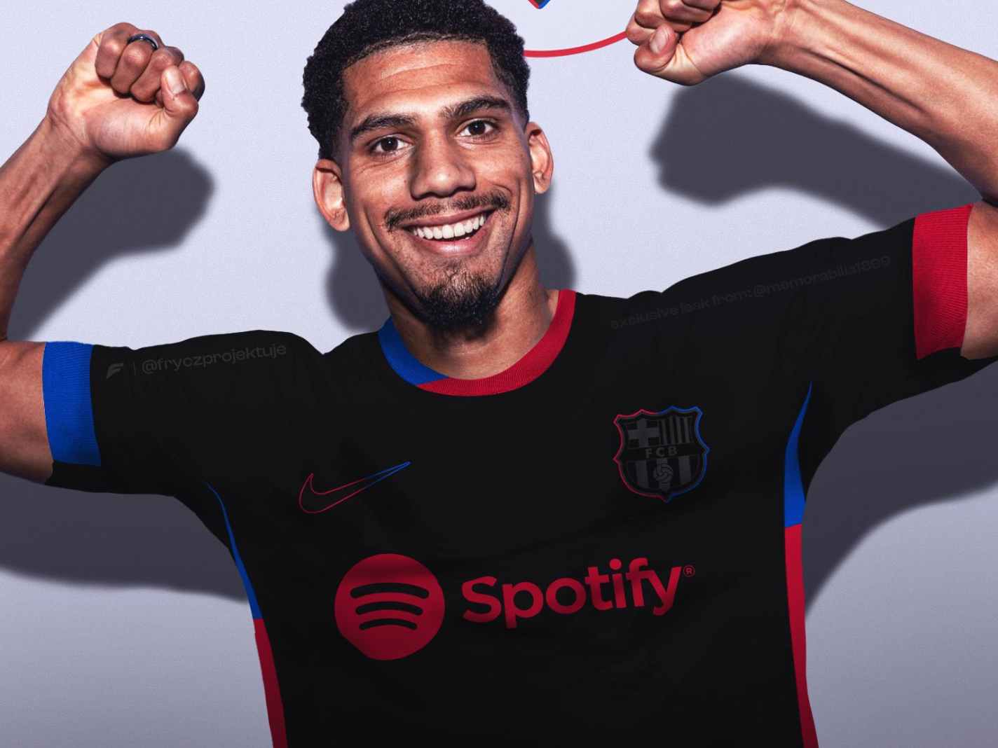 Nike Swoosh and Barcelona Logo Go Dark in Bold New 24/25 Away Kit Leak