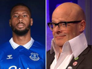 Why the new 2324 Everton home kit Has Everyone Seeing Harry Hill 