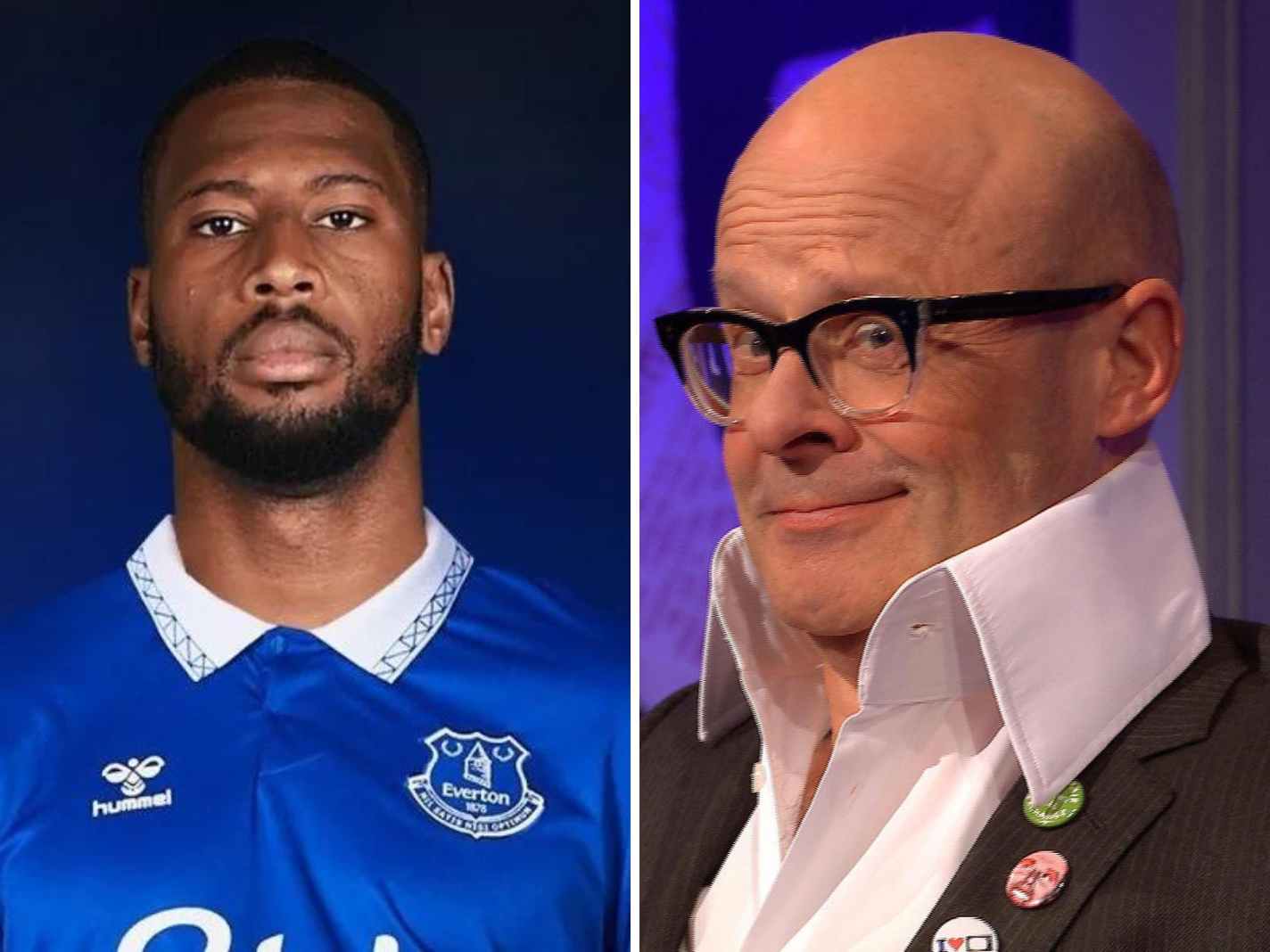 Why the new 23/24 Everton home kit Has Everyone Seeing Harry Hill 