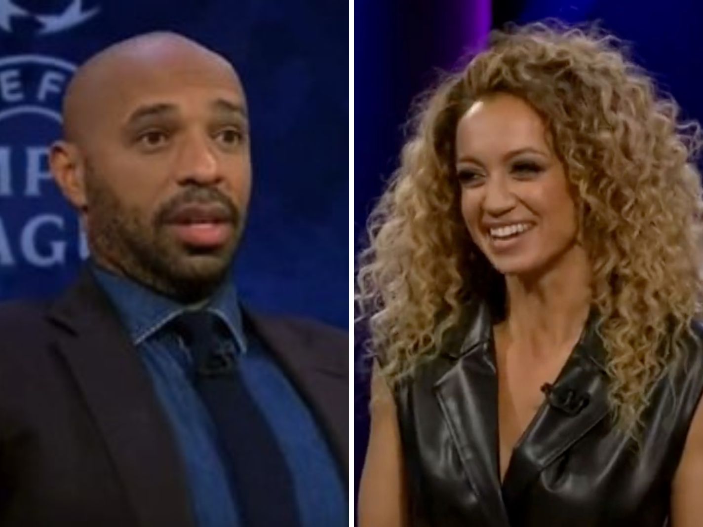 Can We Talk About How Thierry Henry Reacted to News of Kate Abdo’s Engagement