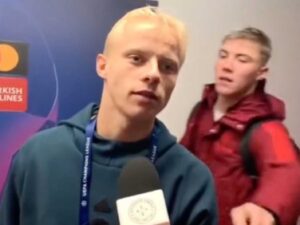 Look Rasmus Hojlund Crashes Little Brother Oscar’s Post-Match Interview