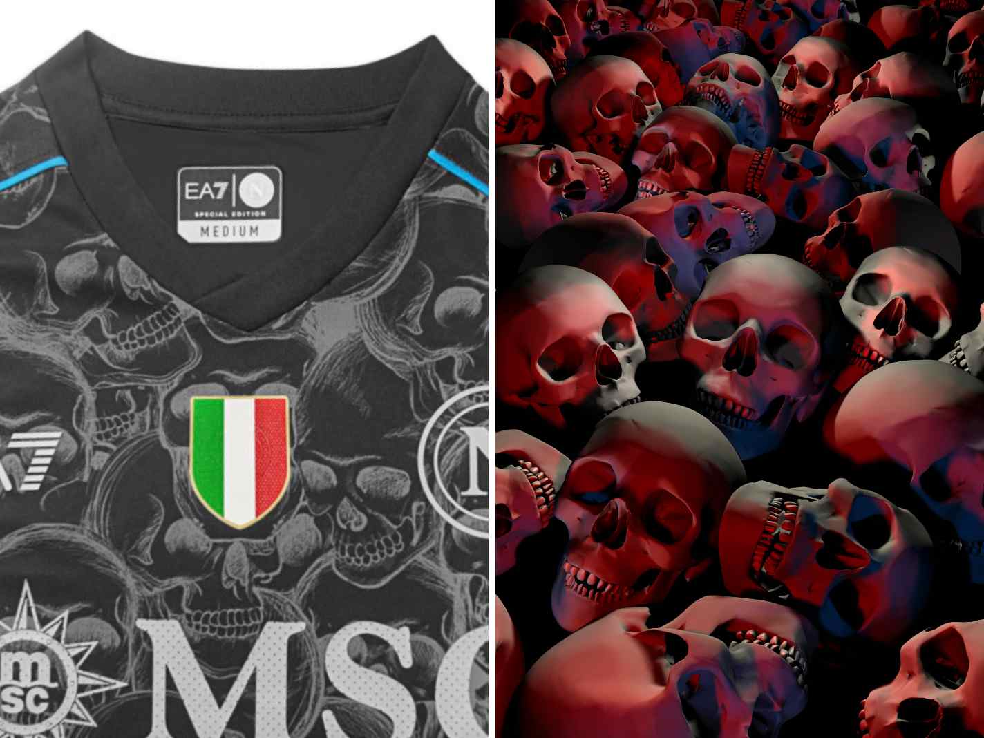 Napoli Drop Sinister Black Halloween Kit Inspired by Fontanelle Cemetery