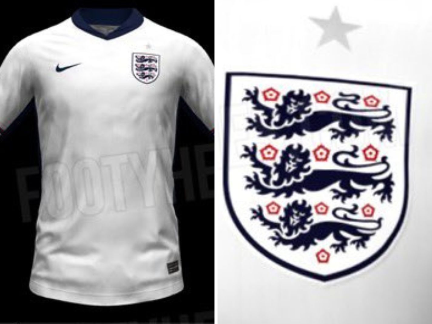 Italia 90 Vibes: England Home Kit for Euro 2024 Leaks to Positive Reviews