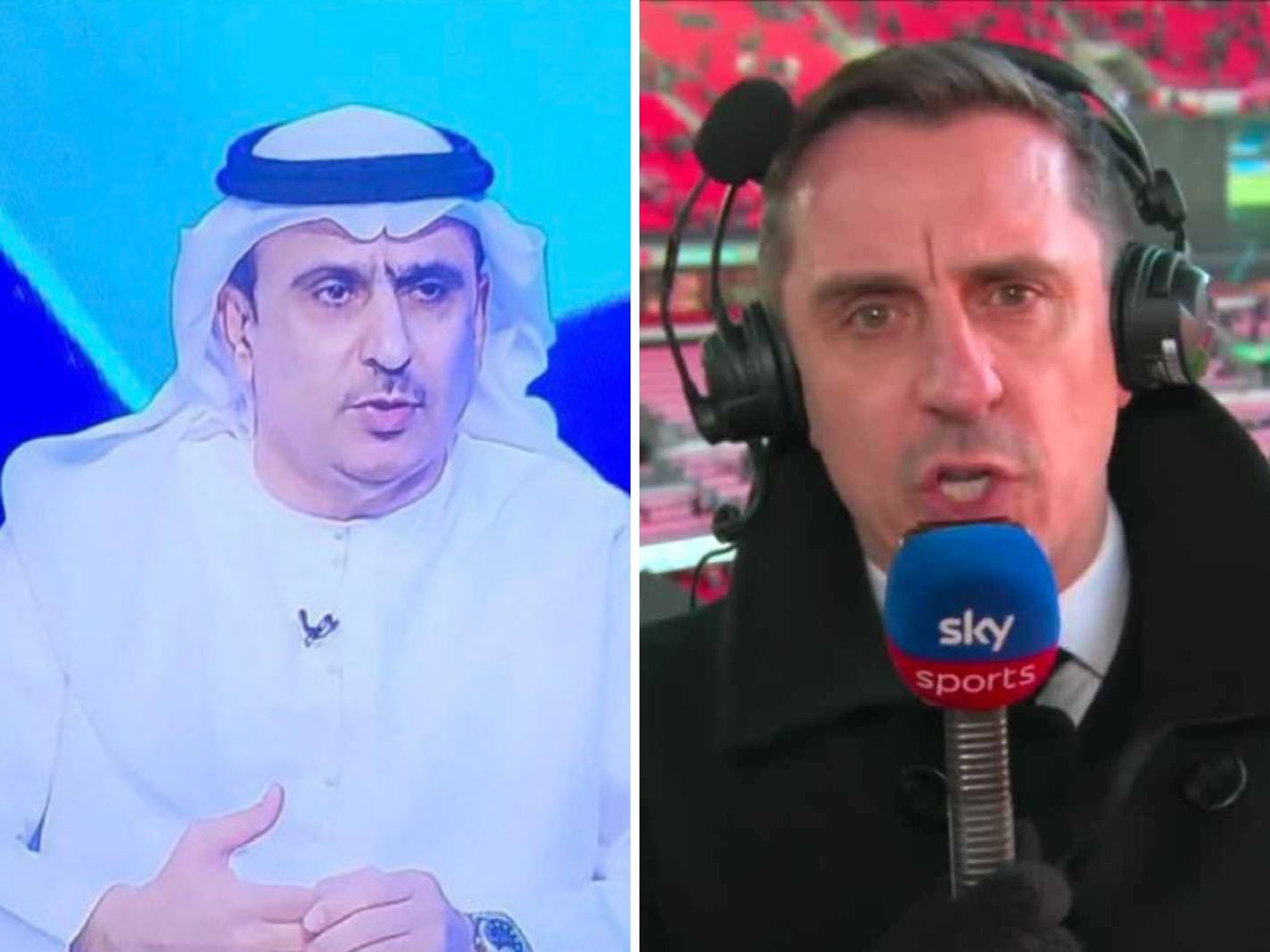 Meet The UAE Commentator Who’s a Total Gary Neville Doppelganger