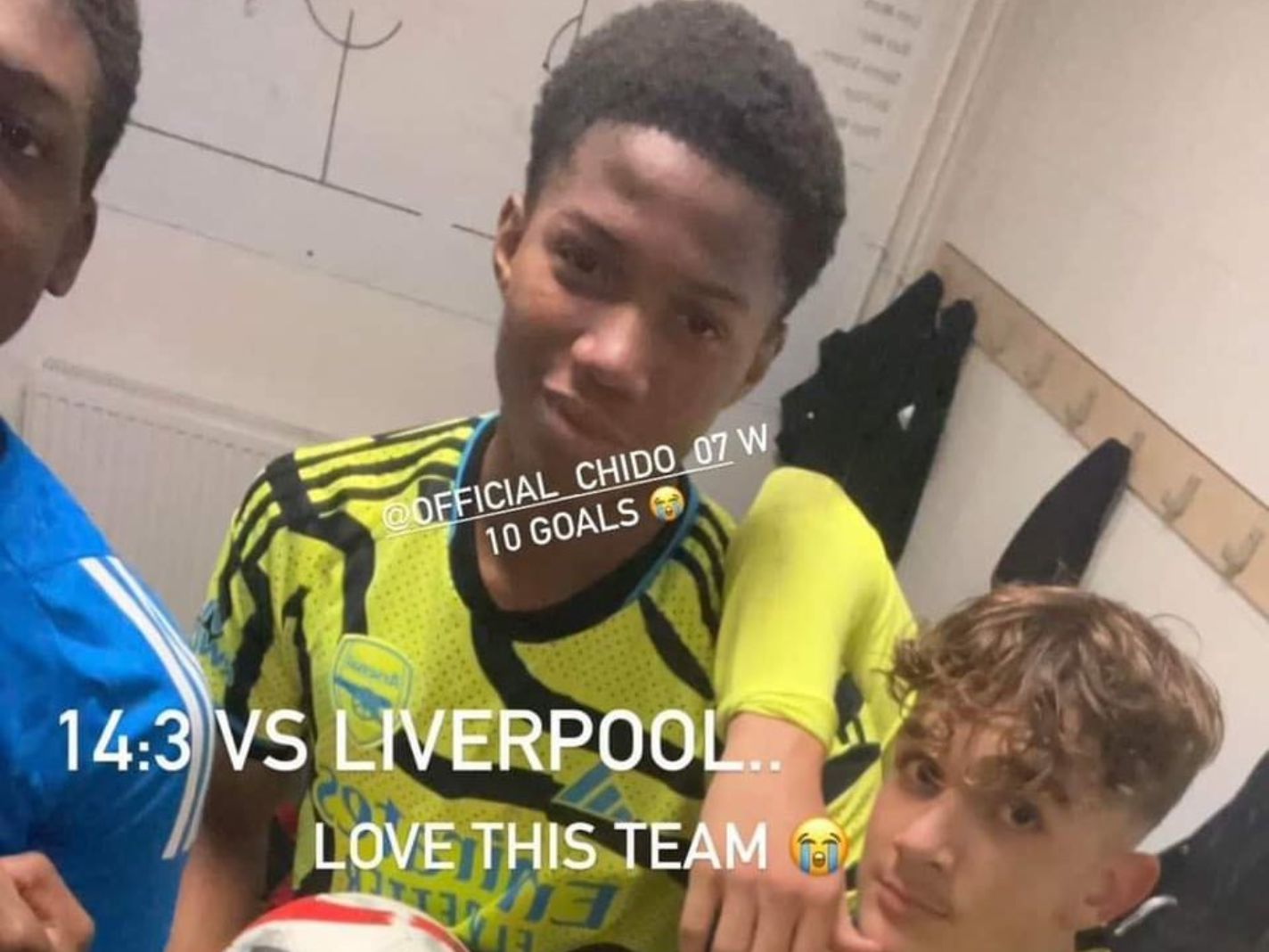 Rising Baller Chido Obi Leaves Liverpool Speechless with 10-Goal Spectacle for Arsenal U16s