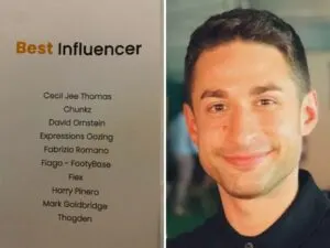 Verdict Putting David Ornstein in the ‘Best Influencer’ Category is a Travesty