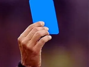 Blue Cards in football