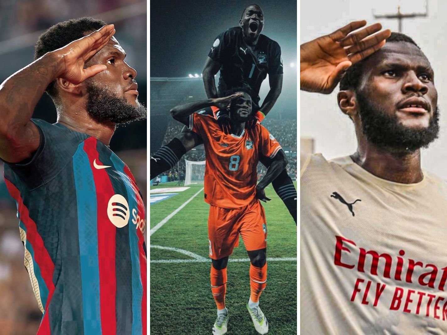 Why Franck Kessie Celebrates Goals with a Military Salute on the Field?