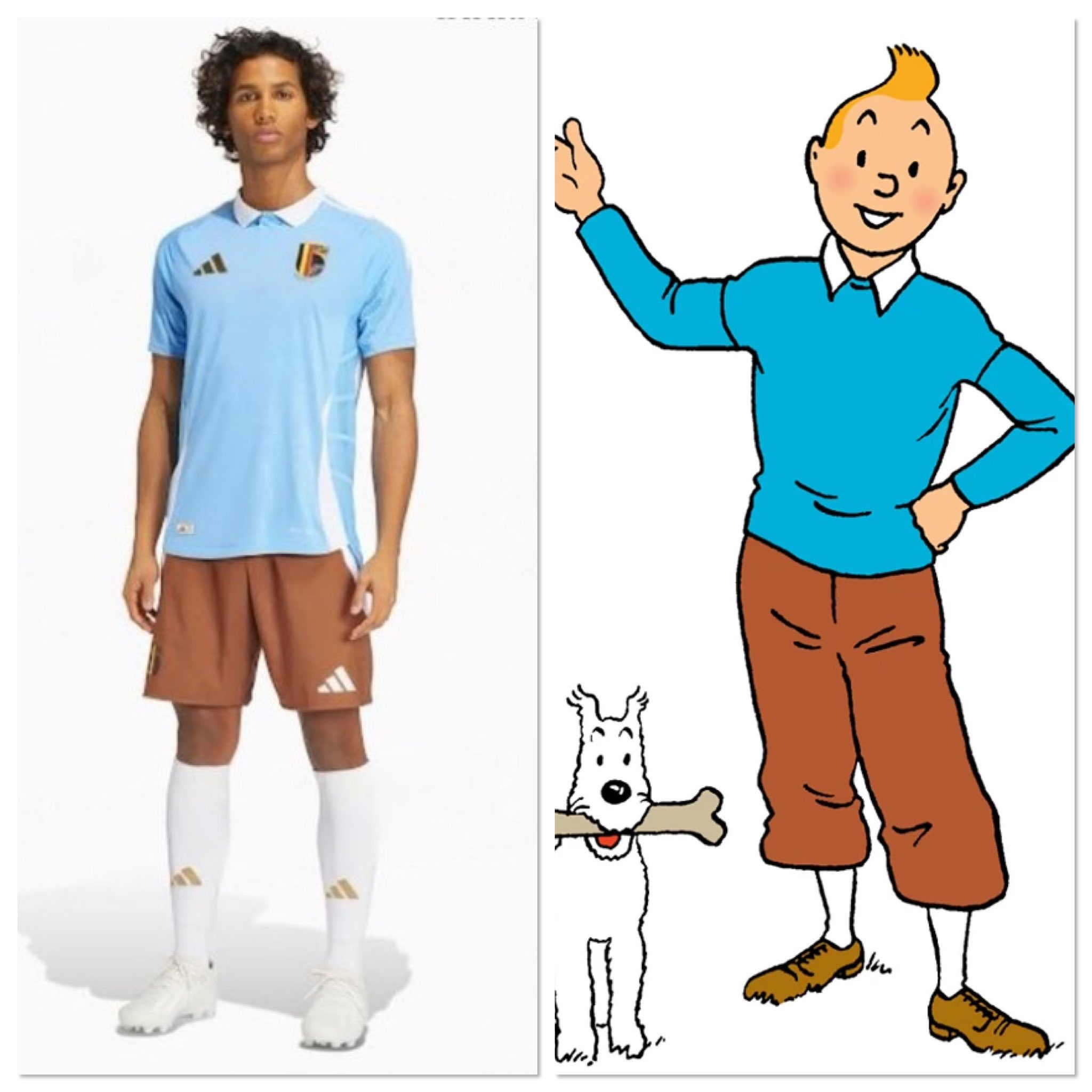 Fans Go Wild Over Tintin-Themed Belgium Away Kit for Euro 2024: ‘Instant Classic’