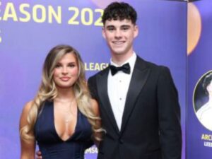 Archie Gray Steps Out with Mystery Woman at EFL Championship Awards