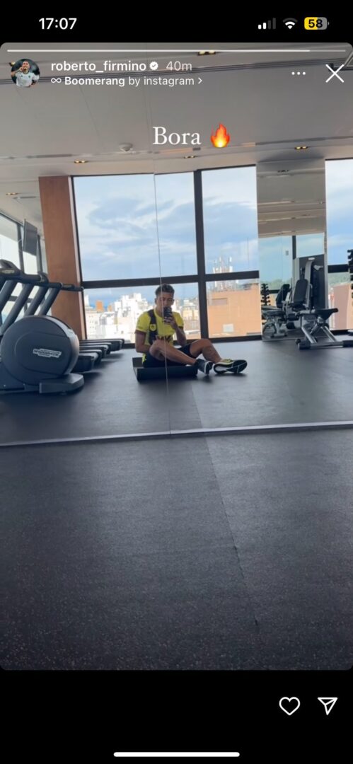 Roberto Firmino Rocks 23/24 Burnley Away Kit for Gym Session – What’s ...