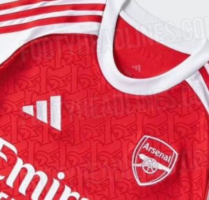 Arsenal 25/26 Home Kit Leak – Will The Replicas Feature Gothic A