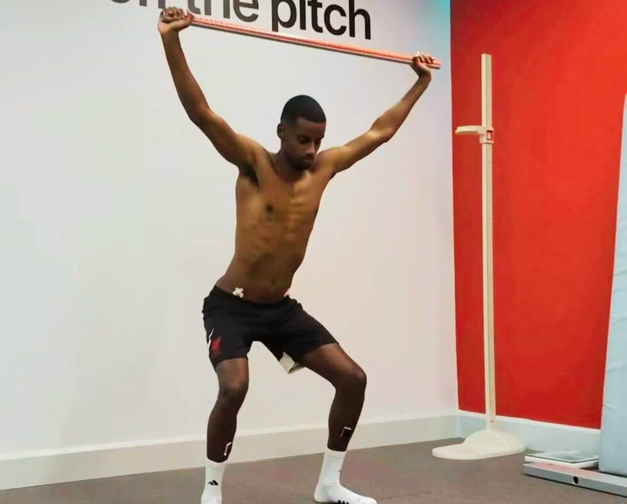 Fans Question If Alexander Isak is Underweight After Shirtless Pic Goes ...
