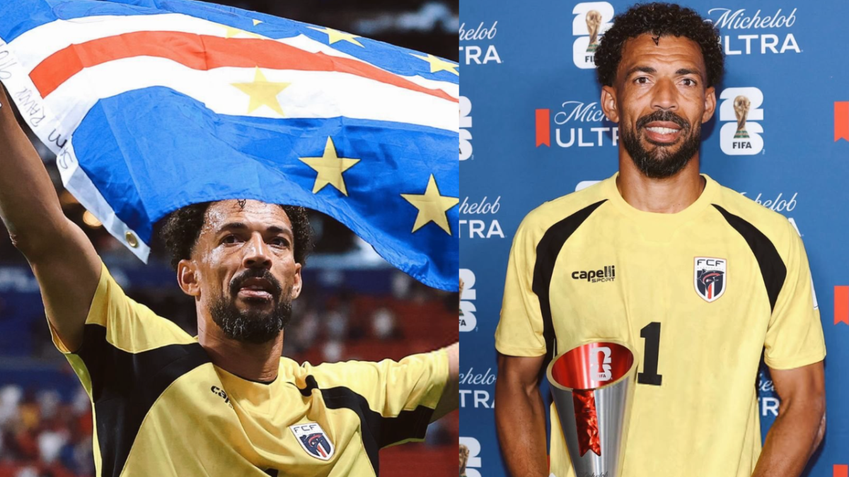 Cape Verde goalkeeper Vozinha (Images via Instagram.com/@vozinha1)
