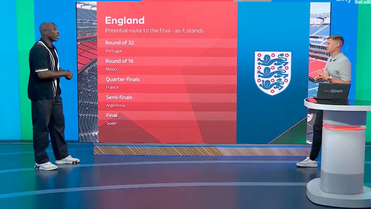 Sol Campbell in the Sky Sports studio