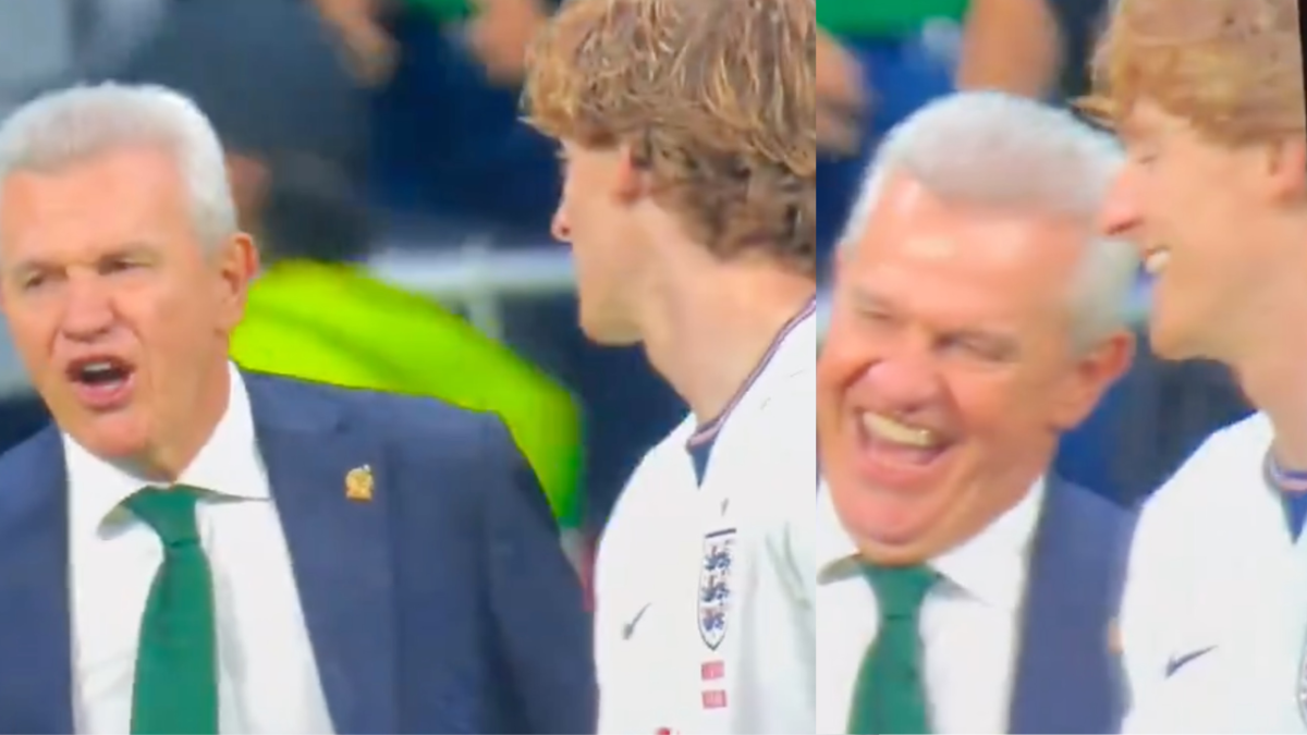 Javier Aguirre's interaction with Anthony Gordon